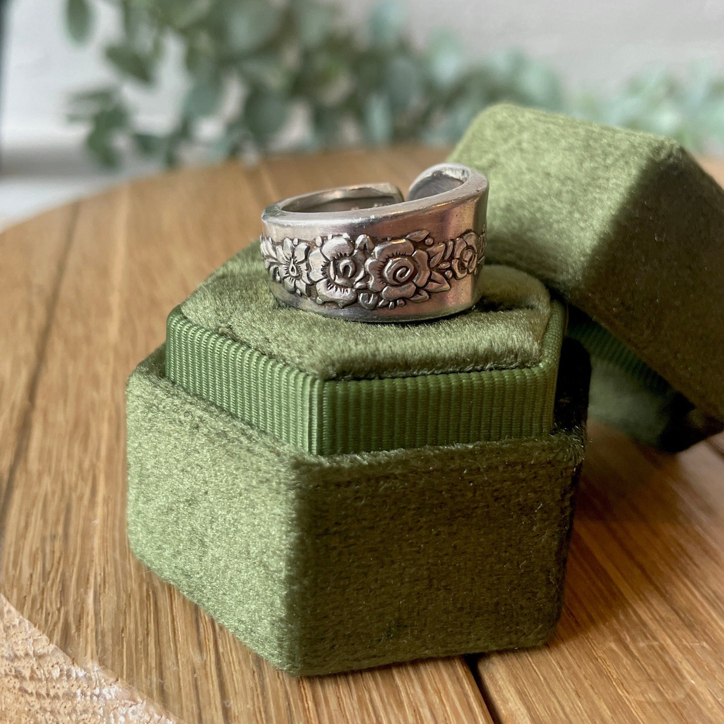 Size 7.5 Silver Plated Ring
