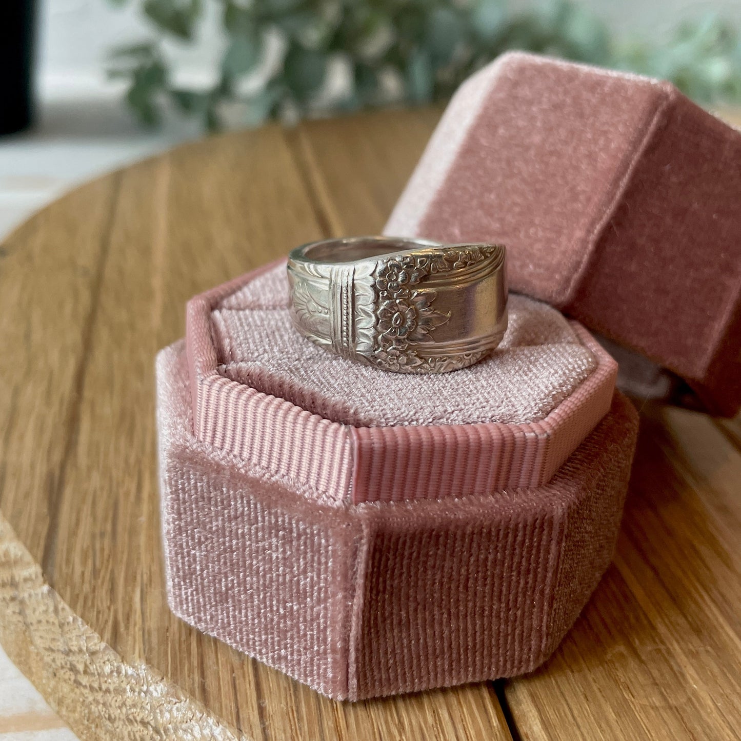 Size 7.5 Silver Plated Ring