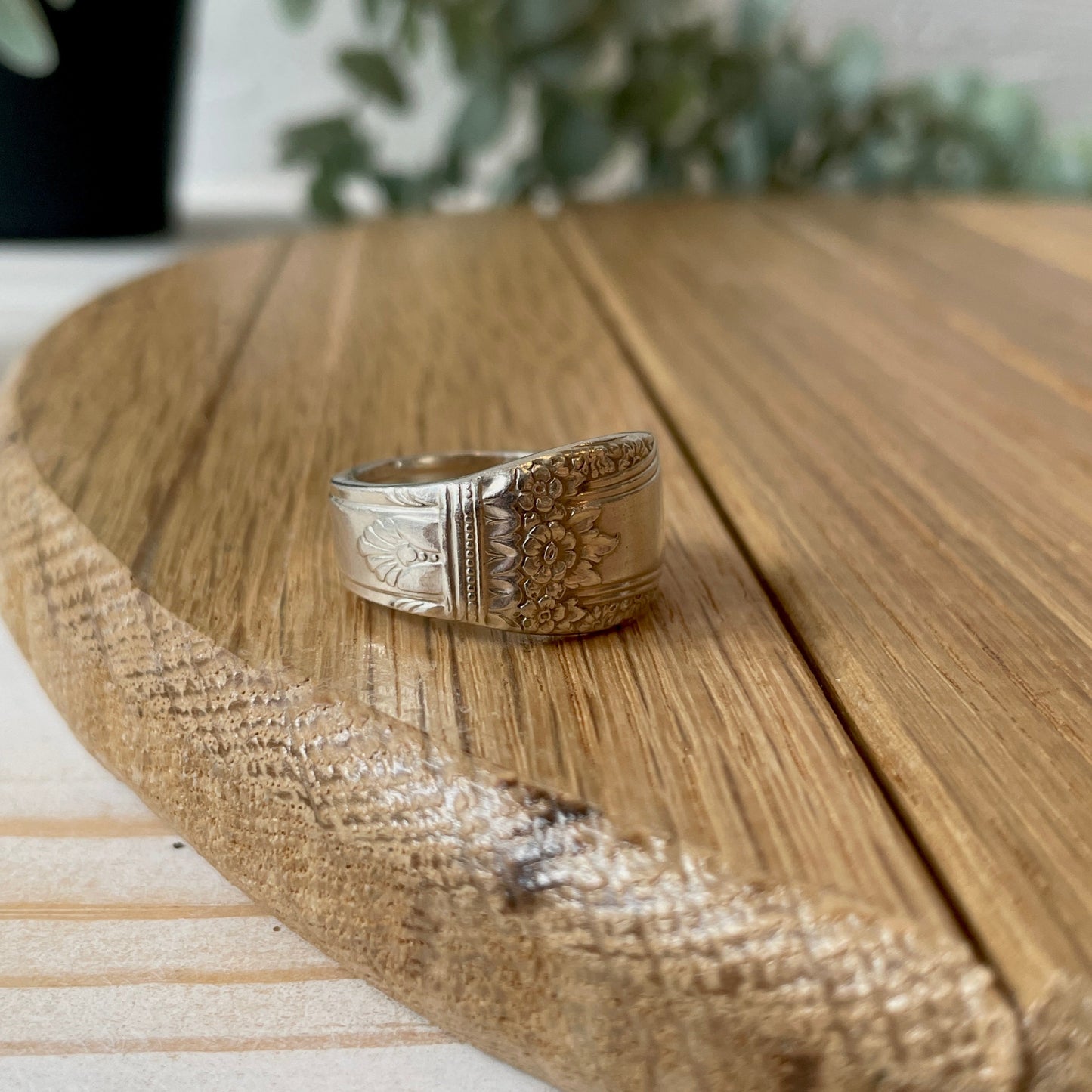 Size 7.5 Silver Plated Ring